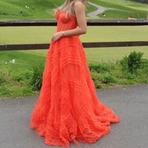 Orange Prom Dress